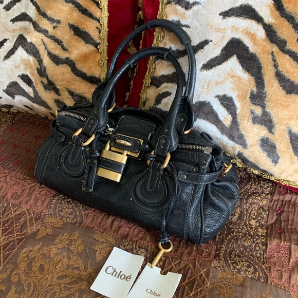 Authentic Chloe black leather bag - Picture 7 of 16